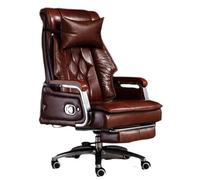 Office Chair Task Chair Big And Tall Real Leather Office Chair For Heavy People Executive Office Chair Wide Spring Seat Home Office Desk Chair with Heavy Duty Casters 360 Swivel Reclinable Chair Compu