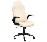 Office Chair TRIUMPHER Faux Leather Off-White