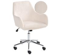 Office Chair WELLSTON Corduroy Light Beige