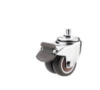 Office Chair Wheels 1PC Heavy Office Chair Wheels 2 Inch 10.0mm Screw Casters Bedside Table Furniture Universal Pulleys Mute Wheel For Carpet(Color05)