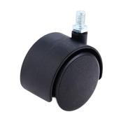 Office Chair Wheels 1set Sliding Wheel Swivel Casters 1/1.25/1.5/2 Inch Hard 360 Degrees Rotating Rolling Office Computer Chair Hold Screws(Color 04)