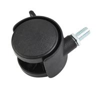Office Chair Wheels Plastic Swivel Roller With Brake 40.0mm Caster Wheel Replacement For Office Computer Chair Sofa Furniture Hardware Accessories for Home