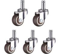 Office Chair Wheels, Self Braking Office Chair Casters,5 Piece, 360-Degree Swivel Caster, for Table, Trailer(1.5 in 11MM Single Wheel (5pcs))