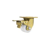 Office Chair Wheels Universal Swivel Casters Load Capacity 800kg Furniture Wheels Silent Trolley Wheel Table, Chair And Sofa With Side Brake For Carpet(Brake wheel-C,1.5 Inch)