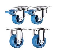 Office Chair WheelsSet of 4 Swivel Metal Furniture Casters with 360° Top Plate Quiet Durable HeavyDuty Replacement for Smooth Rolling