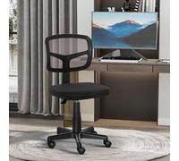 Vinsetto Small Office Chair without Arms, Ergonomic Swivel Mesh Desk Chair