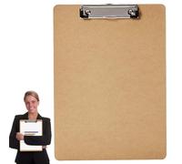 Office Clipboard, A4 Letter Size, Medium Density Fiberboard, Low Profile Clip, Durable Build, Lightweight Design, Easy Hold, Multi-Purpose Use, Perfect for Office, School, Jobsite, Law Enforcement