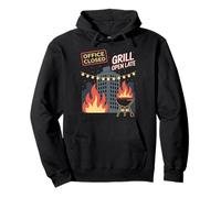 Office Closed Grill Open Late Labor Day Pullover Hoodie