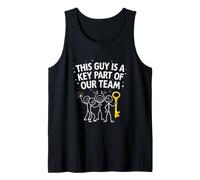 Office Co Worker, This Guy is A Key Part of Our Team Tank Top