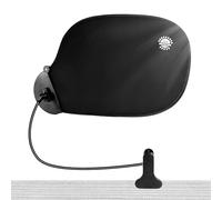 Office Cubicle Shade Desk Shade, Adjustable Cubicle Light Shield, Cubicle Shade to Block Light, Glare, and Disturbances, Portable Laptop Sun Shade for Working Outside, Office Cubicle Accessories-Black