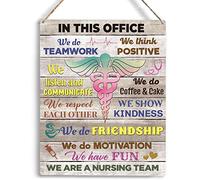 Office Decorations for Work Nurse Office Decorations In This Office We Are Nursing Team Nurse Gift Art Medical Staff Artwork Inspirational Wooden Hanging Sign Nurse Wall Decor for Office 10x8 Inch.