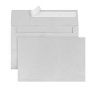Office Depot Brand Greeting Card Envelopes, A9, Clean Seal, 5 3/4 x 8 3/4, Silver Pearl, Box Of 25