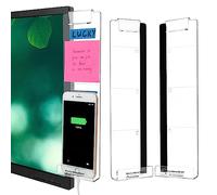 Office Desk Accessories Computer Monitor Memo Board Multifunction Message Board Computer Sticky Note Holder Office Supplies Phone Holder Left and Right 2pcs Suitable for Office Home Work Desk