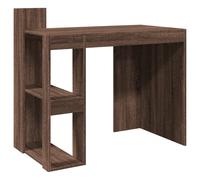 (brown oak) vidaXL Office Desk Computer Desk Writing Table Study Table Engineered Wood