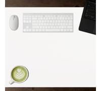 Office Desk Mat 74 x 120 cm Desk Organization and Accessories Easy Clean Mouse and Keyboard Mats Spill Resistant Durable Design for Home and Office Accessories, White