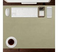 Office Desk Mat 85 x 114 cm Waterproof Protector Writing Pad Spill Resistant Durable Design Ideal Keyboard Mat for Office and Home, Green