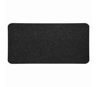 Office Desk Pad, 68x33cm Polyester Laptop Mat, Anti Static Computer Mouse Pad Desk Blotter (Dark Gray)
