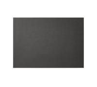 Office Desk Pad Leather Anthracite Grey - Steel Structure with Double Stitching
