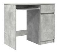 vidaXL Desk Brown Oak 86x49x76 cm Engineered Wood