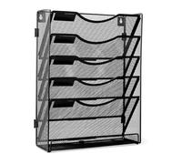 Office Desk Vertical File Storage Rack Desktop Vertical Rack Efficient Wall Hanging Organization Container File Holder