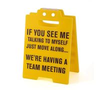 Office Desk Warning Sign, Yellow Funny Team Office Gifts Desk Sign Teams Gag Gifts for Coworker Teammate Employee Boss Manager (Deadline for All Complaints)