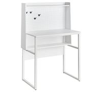 Office Desk with Memo Board BUXTON 84 cm 48 cm White
