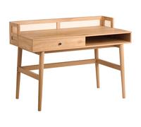Office Desk with Memo Board NOVEN 120 cm 60 cm Light Brown