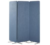 Beliani Office Divider Room Divider Standi Blue