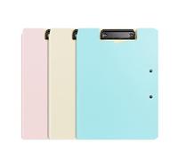 Office File Folders 3 Pcs Foldable Cover Clipboard Folder Sturdy Double Clip Contract File Organizer Binder Office Supplies