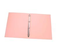 Office File Pouch A4 Pp Metal Folder with Corner Flap Pink
