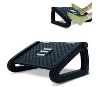 Office Foot Rest, Ergonomic Foot Rest Under Desk with Massage Dots, 6 Adjustable Height, for for Home Working& Office, Pressure Relief, Straightening The Hunchback, Relieve Leg, Knee and Back