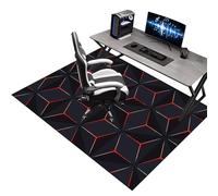 Office Gaming Chair Mat for Carpet, 90 x 120 cm - Heavy Duty Floor Protectors for Rolling Chairs