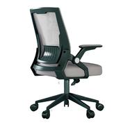 Office Gaming Desk Chair Ergonomic Computer Reclining Chair,Adjustable Armrests Lumbar Support,Comfy Mesh Small Chair,for Study,Working,Executive,living,bedroom,hotel,dining Room (Gray,B)