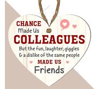 Office Gift for a Colleague and Friend | Appreciation with Leaving and Thank You Presents | New Job, Plaque Signs | Celebrating Friendships | Her, Girls, and Women (Small: 10 cm (H) × 9 cm (W))