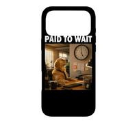 Office Golden Retriever Funny Dog Lover Paid to Wait Case for iPhone 17 Pro Max