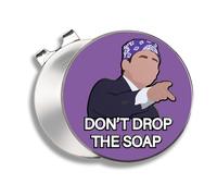 Office Golf Ball Marker with Magnetic Hat Clip, The Office Merchandise Prison Mike Birthday Presents, Golfer Gifts for Him, Boyfriend, Dad, Husband (1.26")