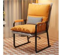 Office Guest Chair with Lumbar Support Thick Cushion No Wheels - Ideal for Waiting Room Reception Church School and Office Use
