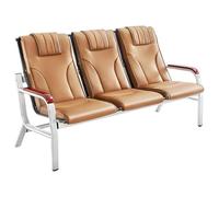 Office Guest Chairs and Reception Bench with Wooden Armrest and Backrest for Lobby Meeting Room Waiting Room