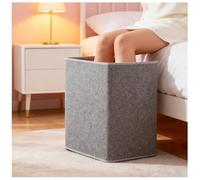 Office Heater Under Desk Quiet with Blanket, Foldable Space Heater Under The Desk Heater with Timer and Thermostat Quiet and Small Space Foot Warmer for Office and Home,Grey-General