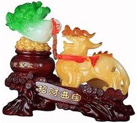 Office Home Table Feng Shui Decoration Chinese Feng Shui Statue Lucky Decorations Exquisite Opening Gifts Exquisite Craftsmanship Made to Last Home Decoration Attract Wealth and Good Luck,