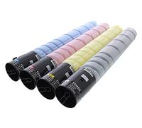 Office Joon TN514K, TN514Y, TN514C, TN514M 4-Pack Black, Cyan, Magenta, Yellow Toner Cartridge Compatible with Konica Minolta Bizhub C458/C558/C658 Series