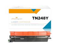 Office King Replacement TN248Y Standard-Capacity Yellow Toner Cartridge, Compatible with DCP-L, HL-L, MFC-L Series, 1,200 Pages, Yellow, Compatible Brother TN-248Y Printer Ink