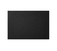Eglooh Mercurio Desk Pad, Black Leather, 50x35 cm, Made in Italy