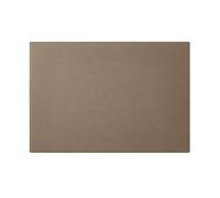 Office Leather Desk Pad Dove Grey - Square Corners and Perimeter Stitching