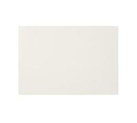 Office Leather Desk Pad White - Square Corners and Perimeter Stitching