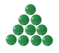 Office Magnets, 30 mm Notice Board Planning Magnets, Red/Yellow/Orange/Purple/Green Refrigerator and Whiteboard Magnets Magnetic Button 10/20/50/100Pcs (10Pcs Green)
