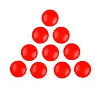Office Magnets, 30 mm Notice Board Planning Magnets, Red/Yellow/Orange/Purple/Green Refrigerator and Whiteboard Magnets Magnetic Button 10/20/50/100Pcs (20Pcs Red)