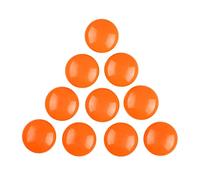 Office Magnets, 30 mm Notice Board Planning Magnets, Red/Yellow/Orange/Purple/Green Refrigerator and Whiteboard Magnets Magnetic Button 10/20/50/100Pcs (10Pcs Orange)