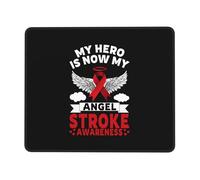 Office Mousepad My Hero is Now My Angel Stroke Awareness Mouse Pad Office