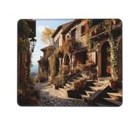 Office Mousepad Tuscany Town Scenery Alley Mousepad Work 25x30cm